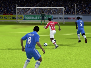 Illustration for article titled Arsenal vs. Chelsea Highlight New FIFA Online Screens
